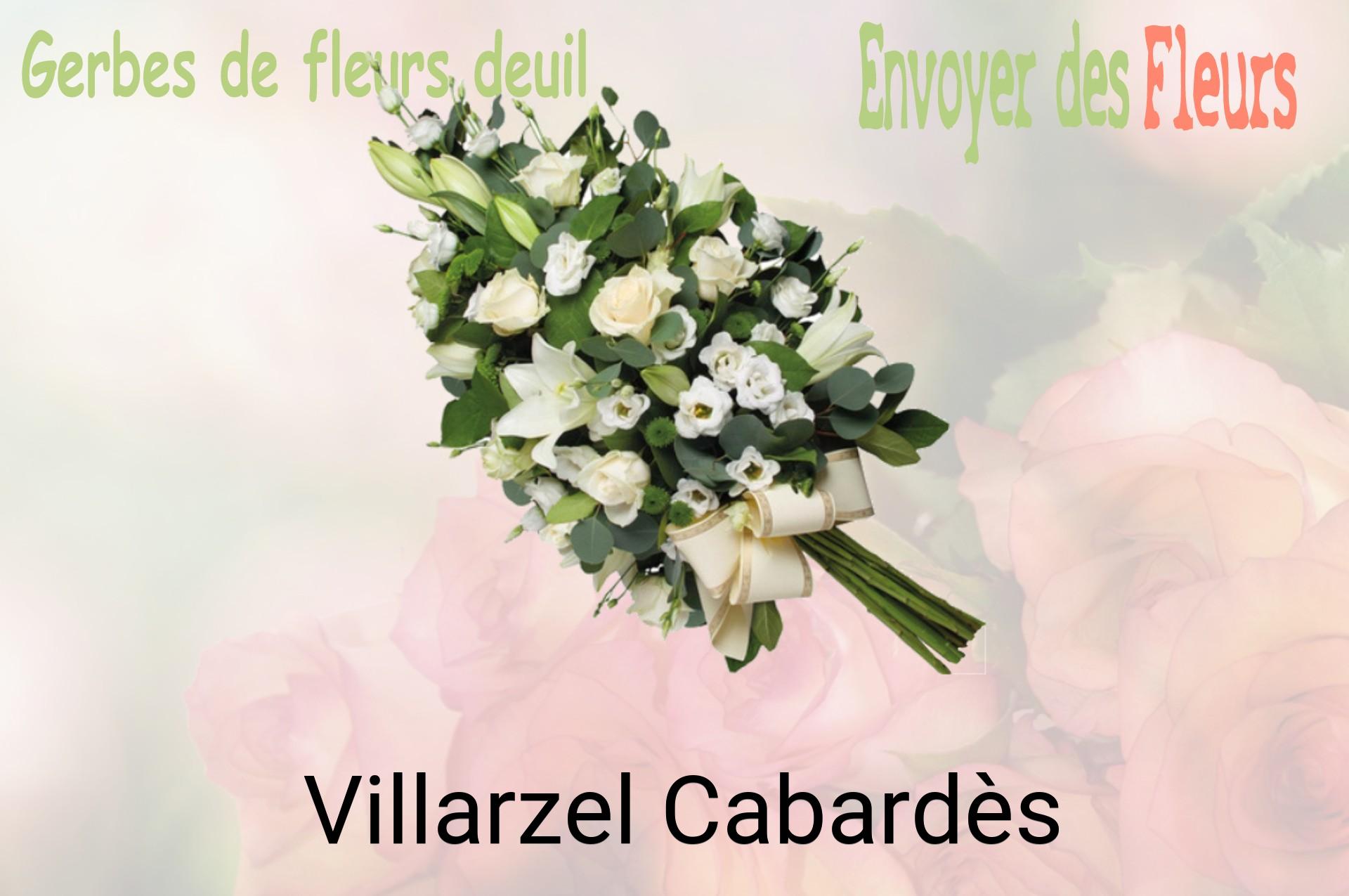 Gerbe de fleurs de deuil livrée à Villarzel-Cabardès